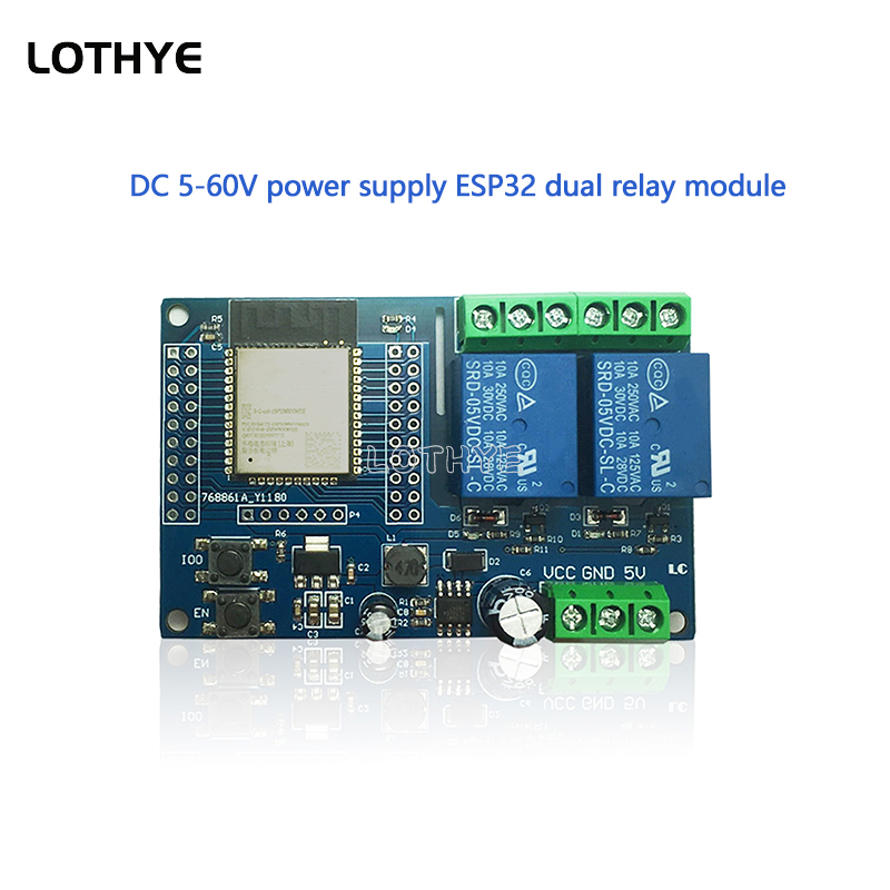 Esp32 Uart Module - ESP32 듀얼 채널 Wifi 블루투스 릴레이