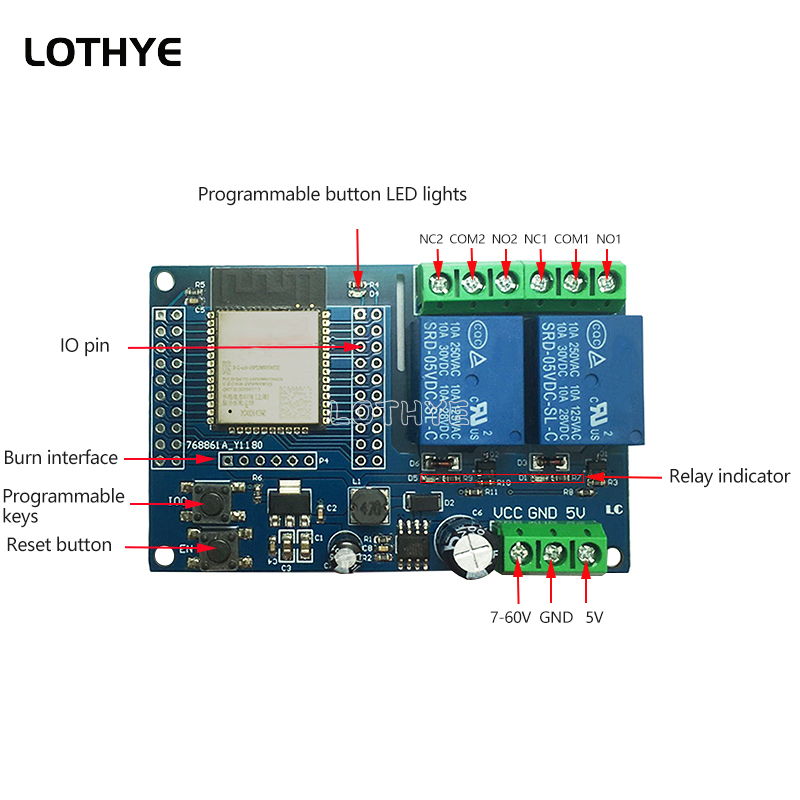 ESP32 듀얼 채널 Wifi 블루투스 릴레이 모듈 보 - Esp32 Uart Module 리뷰 및 가격