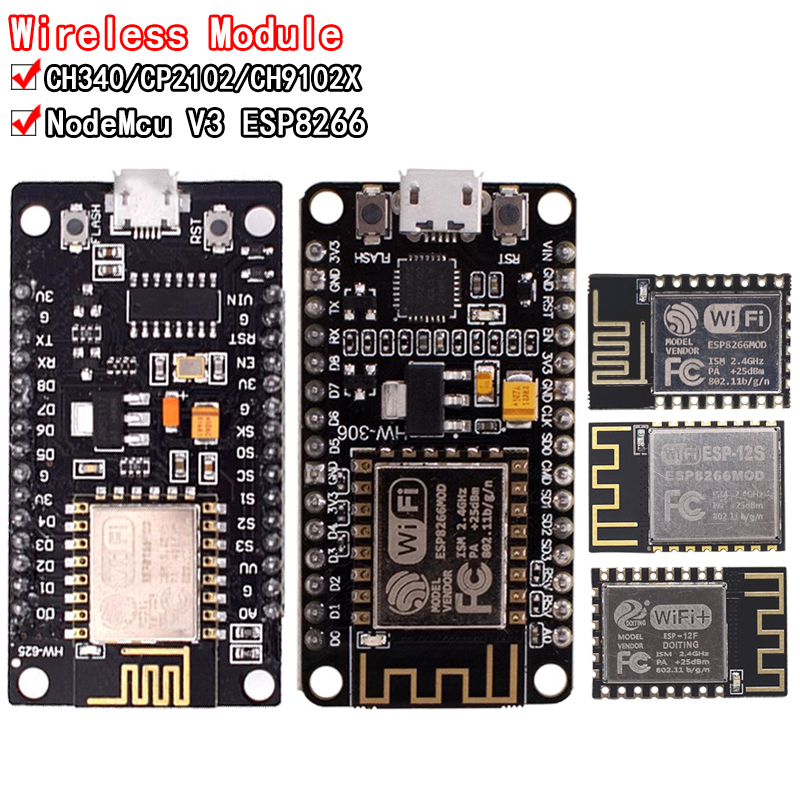 무선 모듈 CH340/CP2102/CH9102X Nod - Esp8266 Nodemcu 리뷰 및 가격