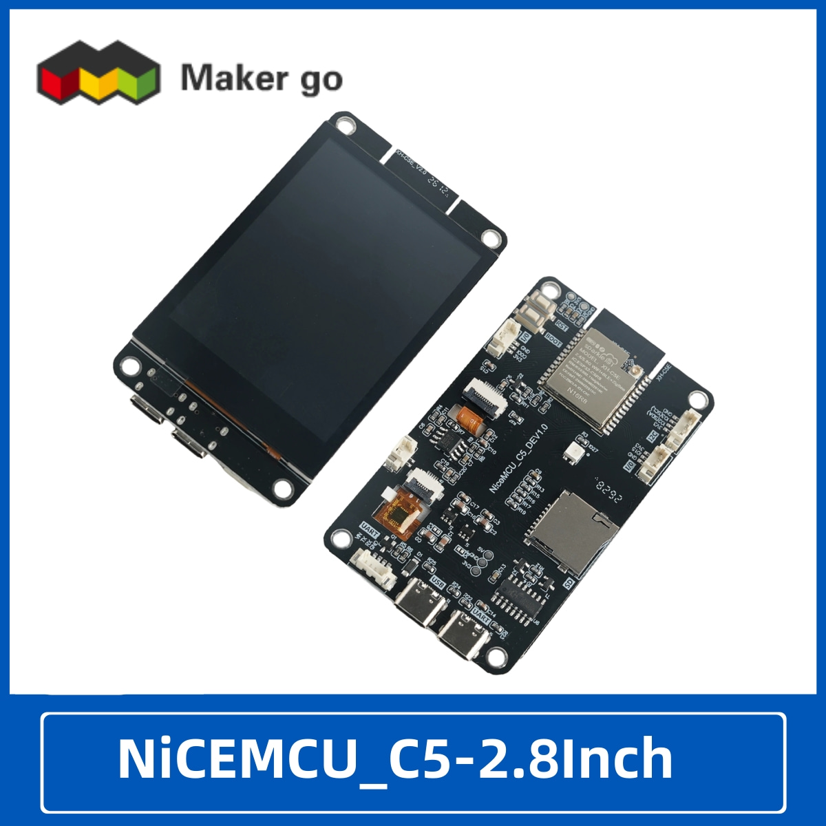 AI와 호환되는 2.8인치 터치스크린 디스플레이와 듀얼 - Esp32 Uart Module 리뷰 및 가격